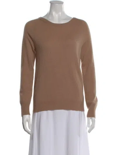Pre-owned Equipment Cashmere Crew Neck Sweater In Neutral