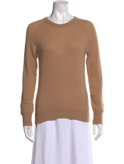 Pre-owned Equipment Cashmere Crew Neck Sweater In Neutral