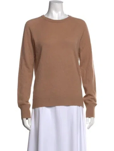 Pre-owned Equipment Cashmere Crew Neck Sweater In Neutral