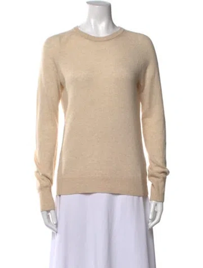 Pre-owned Equipment Cashmere Crew Neck Sweater In Neutrals