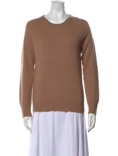 Pre-owned Equipment Cashmere Crew Neck Sweater In Neutrals