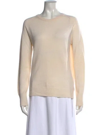 Pre-owned Equipment Cashmere Crew Neck Sweater In Neutrals
