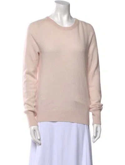 Pre-owned Equipment Cashmere Crew Neck Sweater In Pink