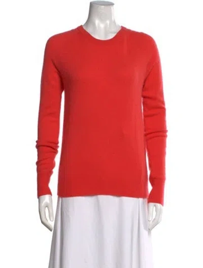 Pre-owned Equipment Cashmere Crew Neck Sweater In Pink