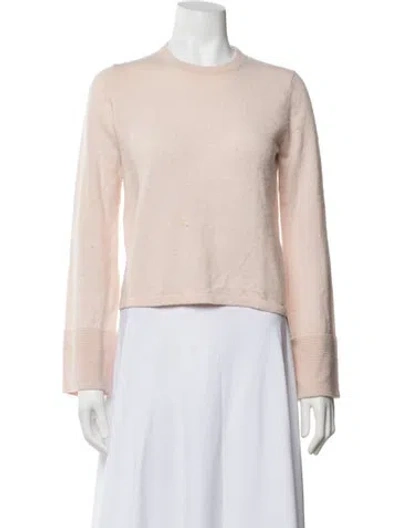 Pre-owned Equipment Cashmere Crew Neck Sweater In Pink