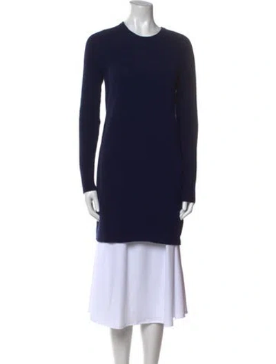 Pre-owned Equipment Cashmere Crew Neck Sweater W/ Tags In Blue