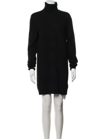 Pre-owned Equipment Cashmere Mini Dress W/ Tags In Black