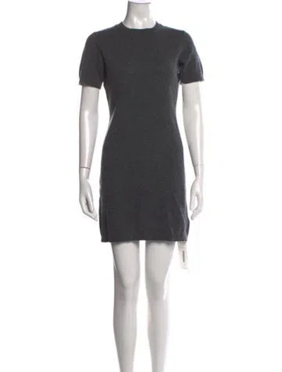 Pre-owned Equipment Cashmere Mini Dress W/ Tags In Grey