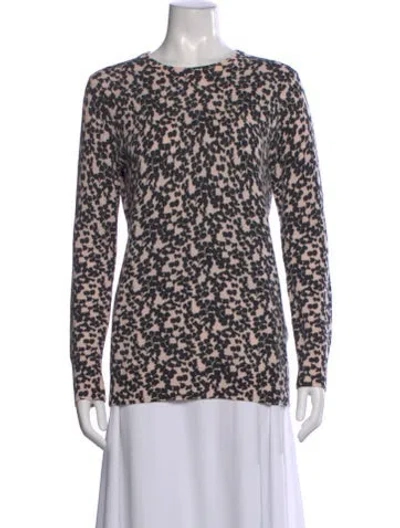 Pre-owned Equipment Cashmere Patterned Sweater In Pink