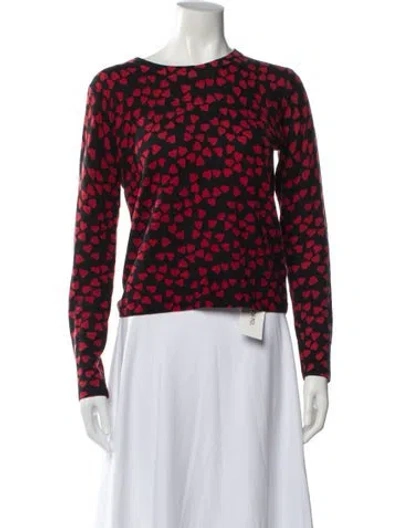 Pre-owned Equipment Cashmere Printed Sweater In Black