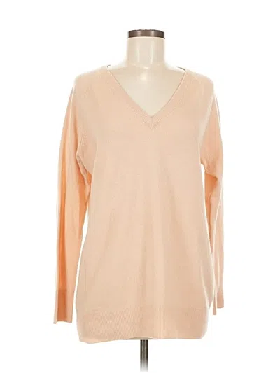 Pre-owned Equipment Cashmere Pullover Sweater In Brown