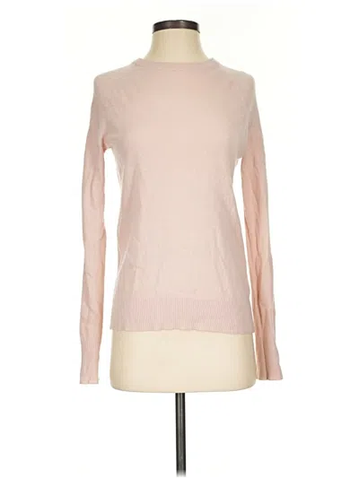 Pre-owned Equipment Cashmere Pullover Sweater In Pink
