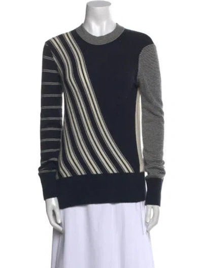 Pre-owned Equipment Cashmere Striped Sweater
