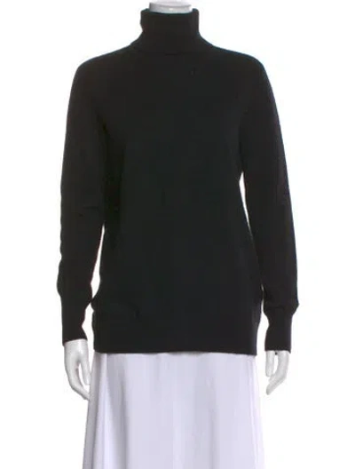 Pre-owned Equipment Cashmere Turtleneck Sweater In Black
