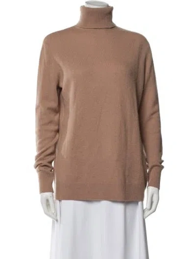 Pre-owned Equipment Cashmere Turtleneck Sweater In Pink