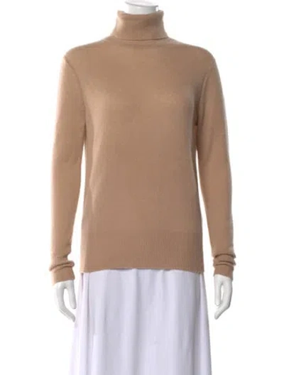 Pre-owned Equipment Cashmere Turtleneck Sweater In Pink