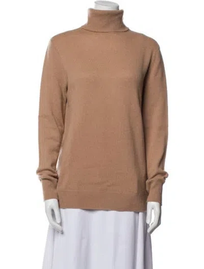 Pre-owned Equipment Cashmere Turtleneck Sweater In Pink
