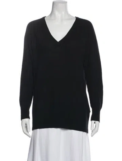 Pre-owned Equipment Cashmere V-neck Sweater In Multi