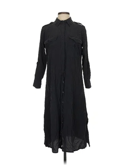 Pre-owned Equipment Casual Dress In Black