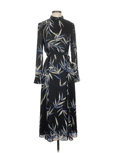 Pre-owned Equipment Casual Dress In Black