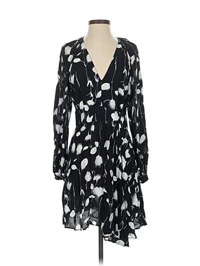 Pre-owned Equipment Casual Dress In Black