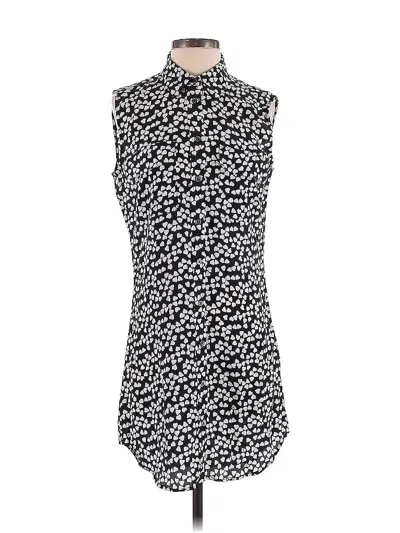 Pre-owned Equipment Casual Dress In Black