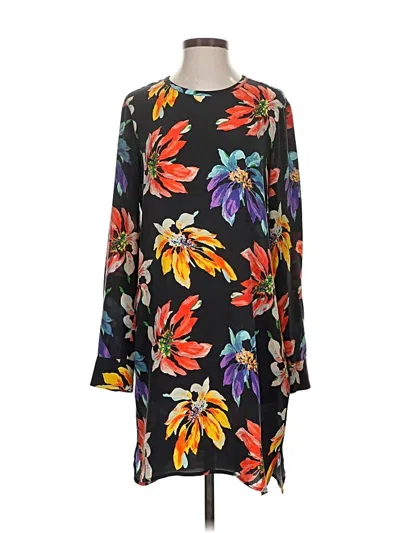 Pre-owned Equipment Casual Dress In Black