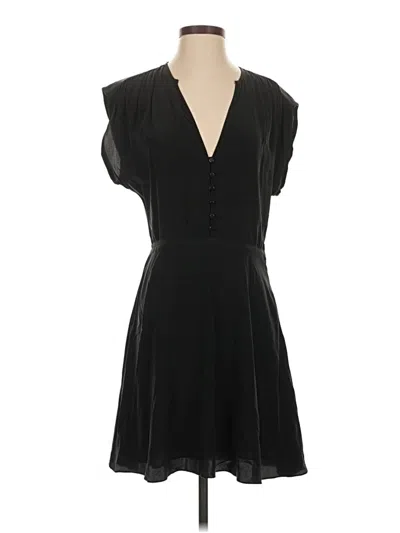 Pre-owned Equipment Casual Dress In Black