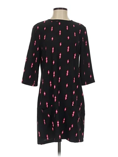 Pre-owned Equipment Casual Dress In Black