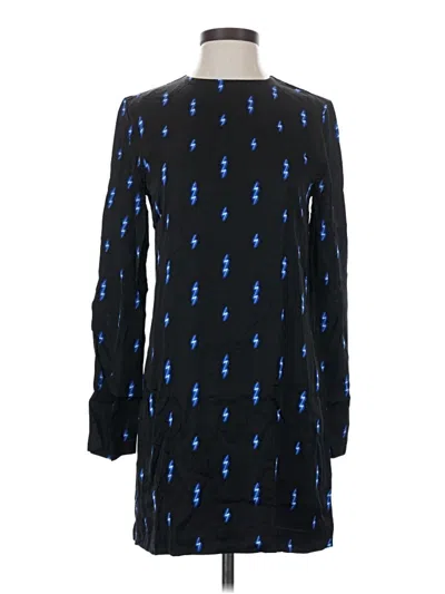 Pre-owned Equipment Casual Dress In Black