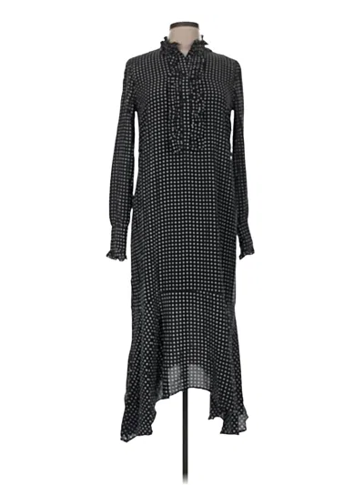 Pre-owned Equipment Casual Dress In Black