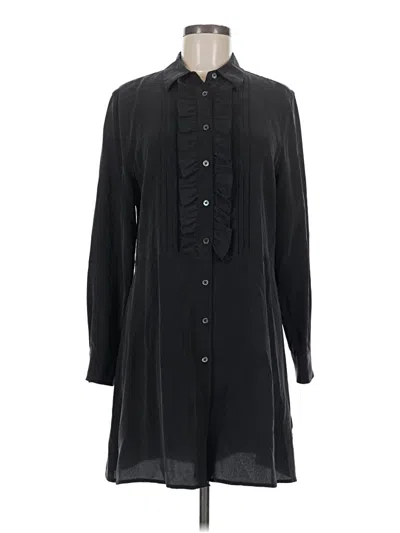 Pre-owned Equipment Casual Dress In Black