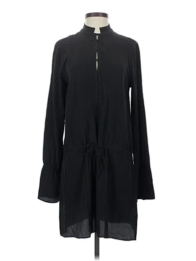 Pre-owned Equipment Casual Dress In Black