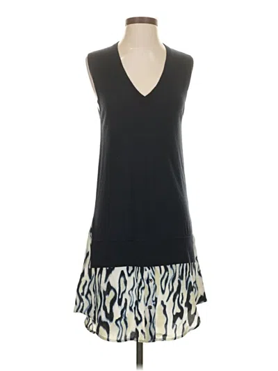 Pre-owned Equipment Casual Dress In Black