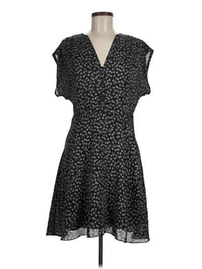 Pre-owned Equipment Casual Dress In Black
