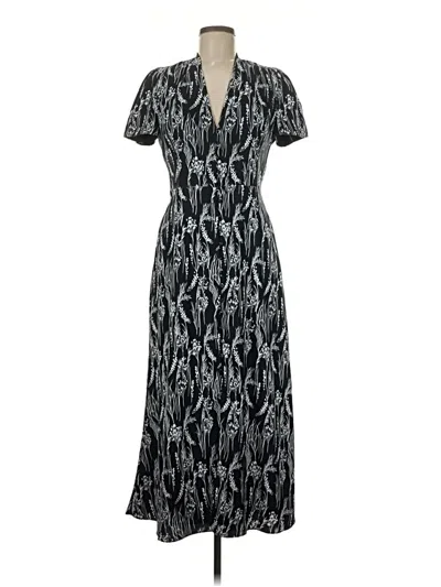 Pre-owned Equipment Casual Dress In Black