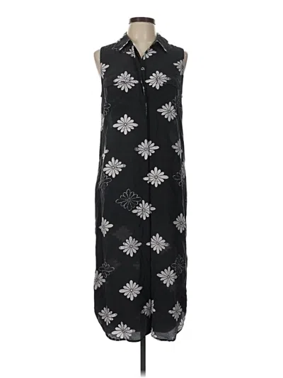 Pre-owned Equipment Casual Dress In Black