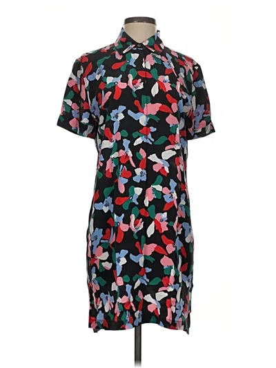 Pre-owned Equipment Casual Dress In Black