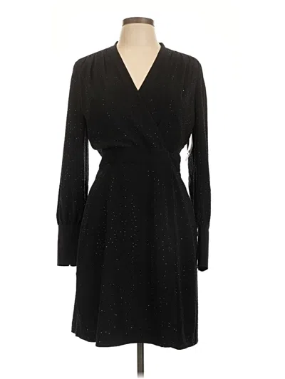 Pre-owned Equipment Casual Dress In Black