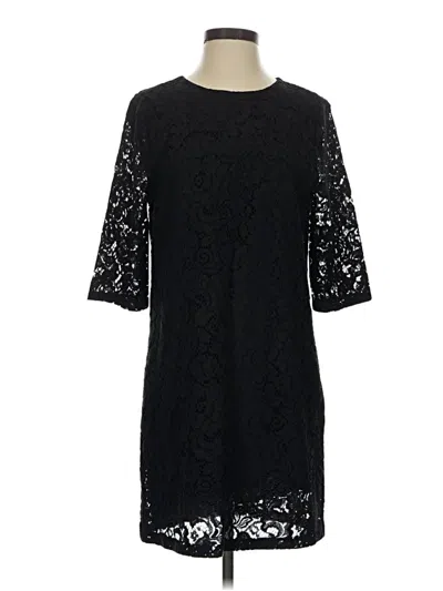 Pre-owned Equipment Casual Dress In Black