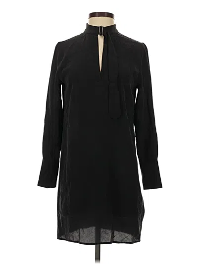 Pre-owned Equipment Casual Dress In Black