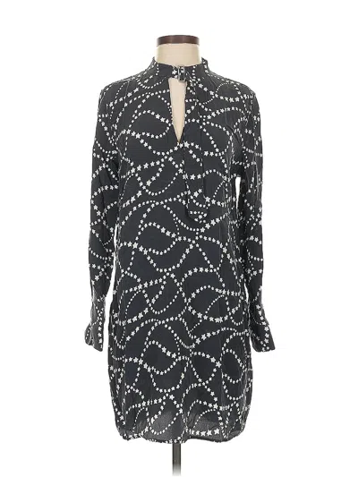 Pre-owned Equipment Casual Dress In Blue