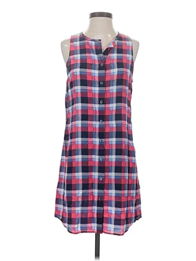Pre-owned Equipment Casual Dress In Blue