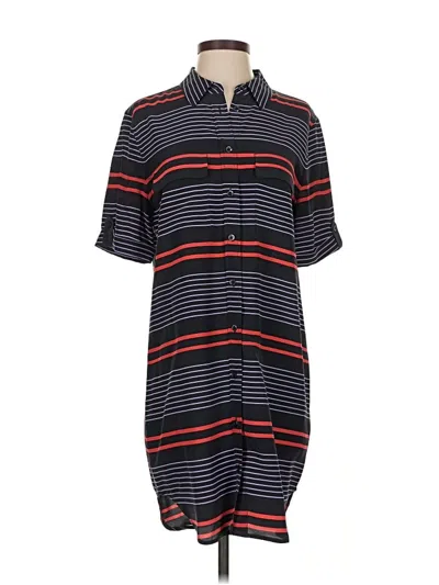 Pre-owned Equipment Casual Dress In Blue