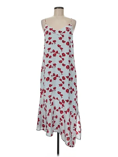 Pre-owned Equipment Casual Dress In Blue