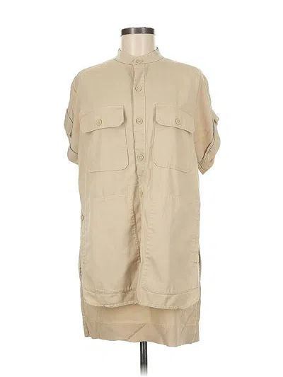 Pre-owned Equipment Casual Dress In Brown