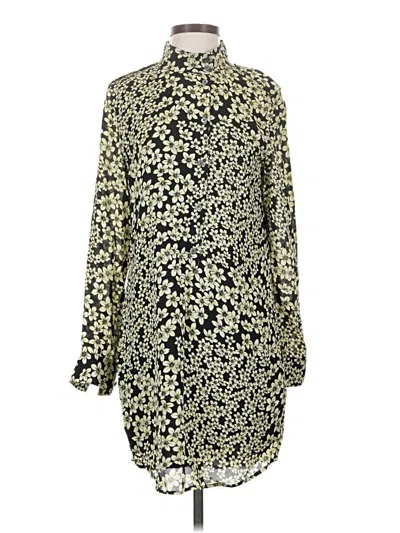Pre-owned Equipment Casual Dress In Gold