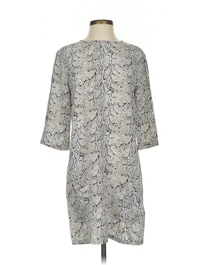 Pre-owned Equipment Casual Dress In Gray