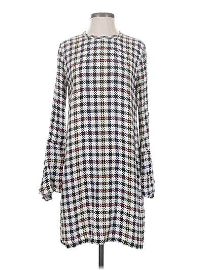 Pre-owned Equipment Casual Dress In Gray