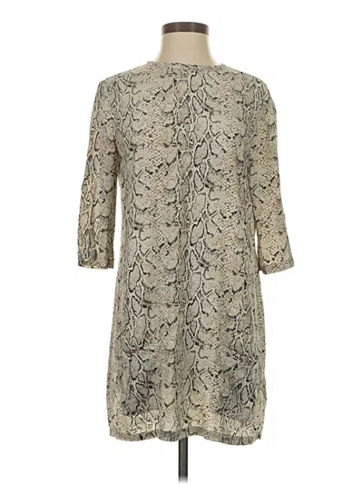 Pre-owned Equipment Casual Dress In Gray